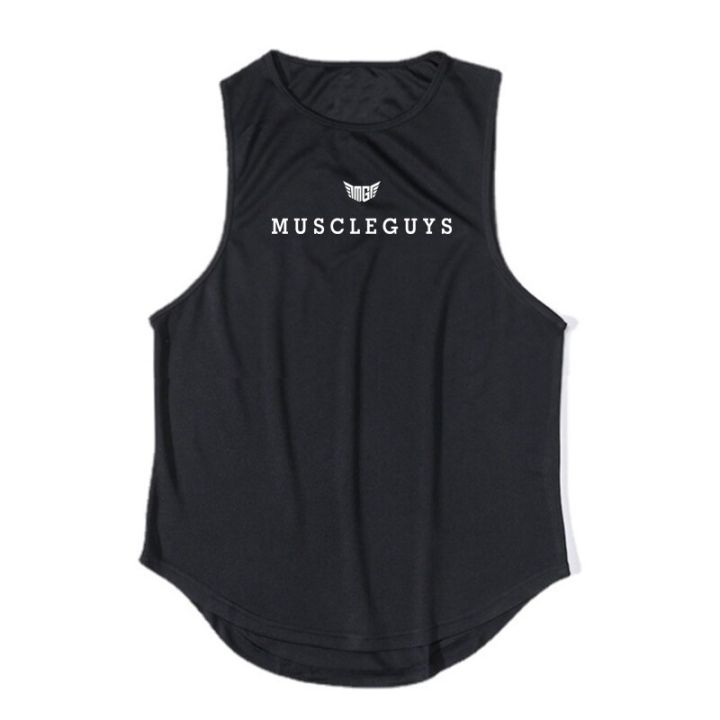 Mens Sports Running Vest Sleeveless Singlet Grey Tank Top Mens Sports Running Vest Sleeveless Singlet Grey Tank Top