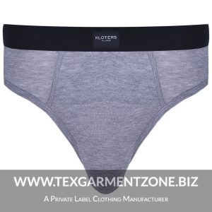 Mens Underwear Brief Heather Grey