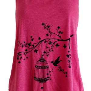 Ladies Casual Printed Singlet Tank Top Camisole