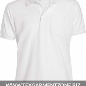 Men's Casual White Polo Shirt