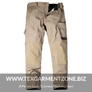 Men's Light Weight Knee Guard Utility Pocket Work Pant