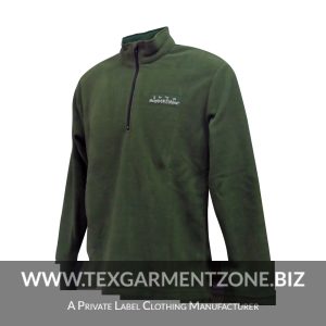 Men's Polar Fleece Hunting Olive Sweatshirt Pullover Jacket