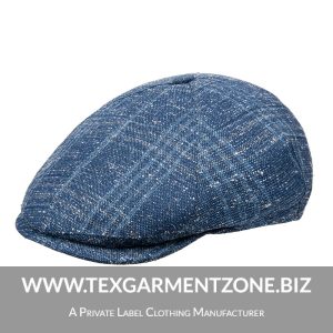 Winter Tweed Poly Wool Flat Army Cap supplier Hat