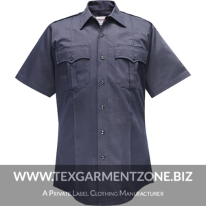 Men's Security Guard Fire Fighter TC Navy uniform Shirt