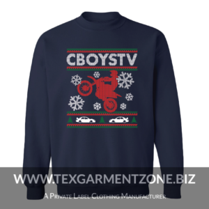 Boys Printed Christmas Funky Jumper Sweater