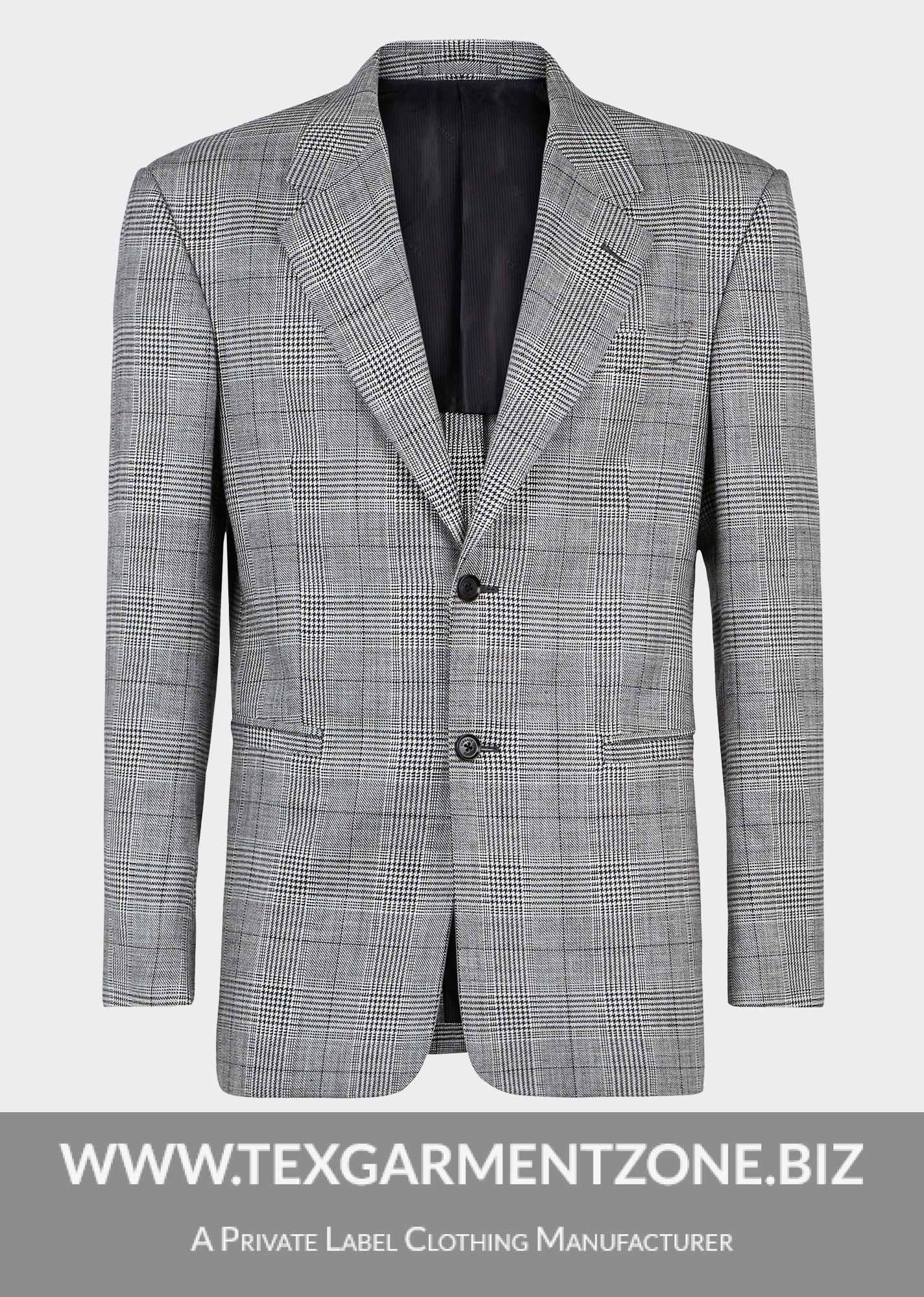 Men's Formal Dog Tooth Designed Poly Wool Blazer Jacket wool silk mens suit blazer checked blend compressed - Men's Formal Dog Tooth Designed Poly Wool Blazer Jacket