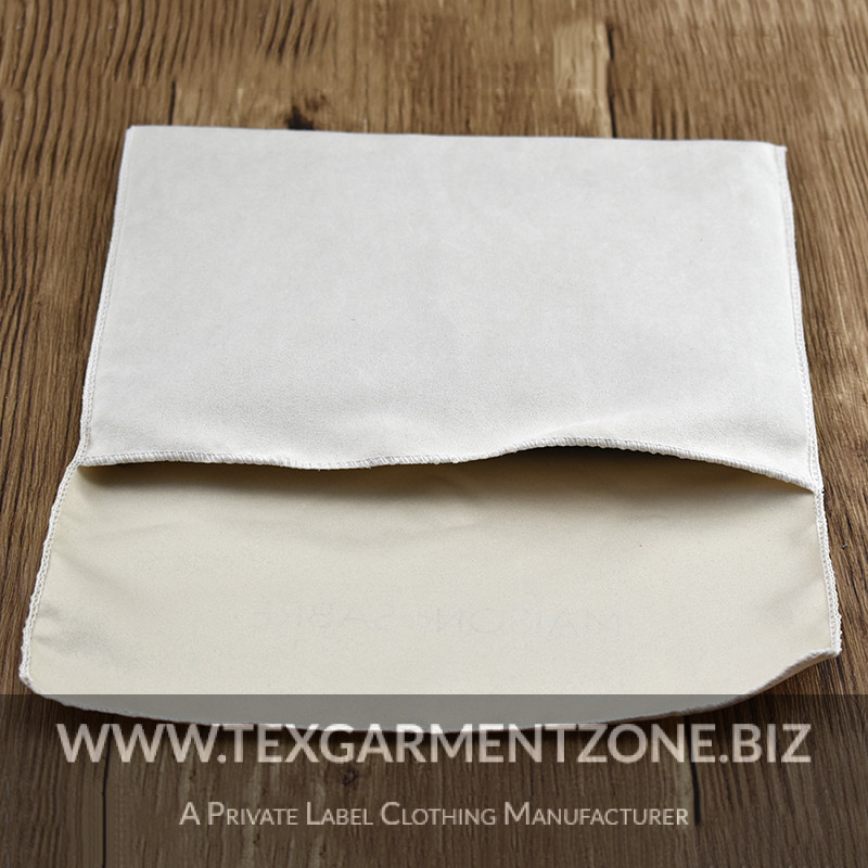 Cotton Dust Proof Flap Bag Pouch for Leather Bag manufacturer bangladesh Custom Luxury Eco Cotton Dust Proof Flap Bag Pouch for Leather Bag - Image 2