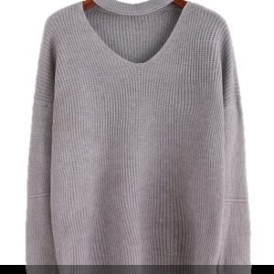 sweater_PNG57-compressed Ladies Deep Neck Drop Fashionable Long Sweater Jumper