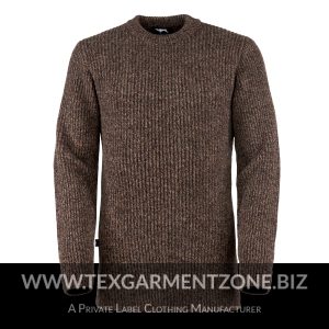 Mens Crew Neck Winter Pullover Sweater