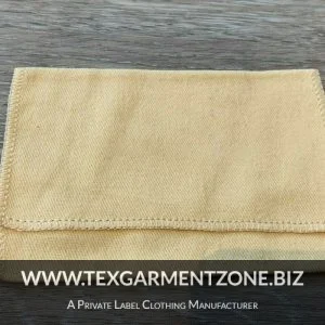 Custom Luxury Eco Beige Suede Flat Envelop Bag For Handbag Dust Bag